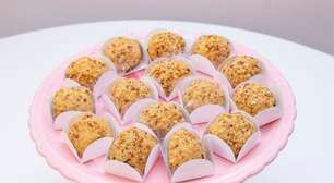 Brigadeiro de paçoca saudável: sobremesa leve, deliciosa e que não vai ao fogo