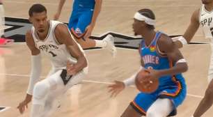 Oklahoma City Thunder vence Spurs com show de Shai no primeiro jogo da NBA
