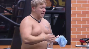 A Fazenda 18: Sergio se recusa a limpar chão da academia e provoca briga