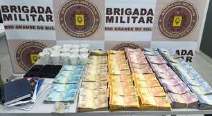 Brigada Militar apreende mais de R$ 159 mil em dinheiro em apartamento de Viamão