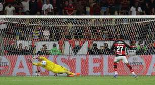 Veja quem perdeu os pênaltis que levaram a eliminação do Flamengo na Libertadores