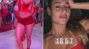 Bruna Griphao ensaia para Dança dos Famosos, marca presença na quadra do Salgueiro e mostra rotina na web