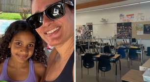 Esposa de Jacaré, do É o Tchan, se impressiona ao visitar escola pública no Canadá: 'Apaixonada pela educação daqui'