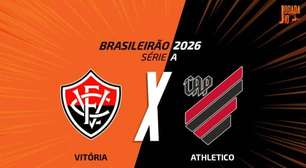 Vitória x Athletico, AO VIVO, com a Voz do Esporte, às 15h
