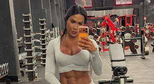 A motivação de Gracyanne Barbosa, aos 43 anos, para não abandonar os treinos: solteira, influenciadora faz desabafo sobre vida pessoal e cita caos. 'Vontade momentânea de desistir'