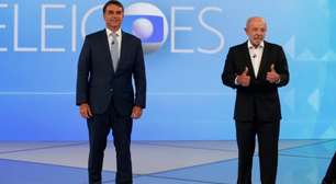 Lula e Flávio Bolsonaro no debate na Globo: veja os pontos altos de cada candidato