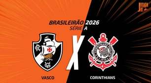 Vasco x Corinthians, AO VIVO, com a Voz do Esporte, às 17h
