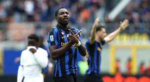 Inter de Milão, com dois gols nos acréscimos, vira em cima da Fiorentina