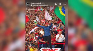 Shawn Mendes manifesta apoio a Lula no dia do segundo turno das eleições