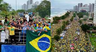 Multidão se reúne no Rio de Janeiro em último ato da campanha de Flávio Bolsonaro