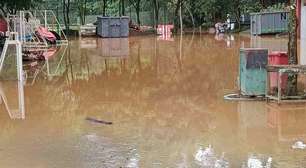 Temporal alaga áreas do CT do São Paulo em Cotia