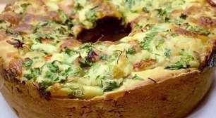 Bolo salgado fácil e delicioso com aquele cheirinho maravilhoso que vai invadir a sua casa