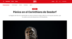 Situação de Seedorf no Corinthians repercute no exterior