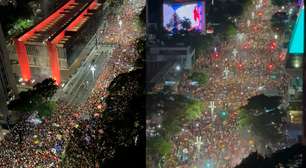 Imagens aéreas mostram multidão na Avenida Paulista para celebrar reeleição de Lula