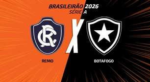 Remo x Botafogo: onde assistir, escalações e arbitragem