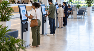 Totens de autoatendimento reduzem filas na saúde