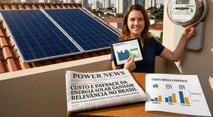 Custo e payback da energia solar ganham relevância no Brasil