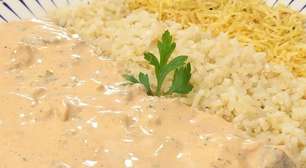 Strogonoff de carne cremoso e suculento, uma refeição rápida com qualidade de restaurante