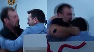 Vereadores trocam socos após parlamentar jogar água em colega durante sessão no interior do RS
