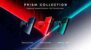 Sony revela Coleção Prism com DualSense e tampas transparentes para PS5