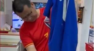 Vídeo: torcedores chineses queimam camisas de Mbappé em protesto