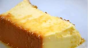 Pudim de abacaxi feito no liquidificador com a própria fruta: fácil, rápido, prático e delicioso