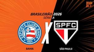 Bahia x São Paulo, AO VIVO, com a Voz do Esporte, às 20h