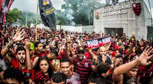 Torcida do Flamengo exalta jogador do Atlético-MG após jogo do Maracanã