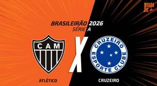 Atlético x Cruzeiro: onde assistir, escalações e arbitragem