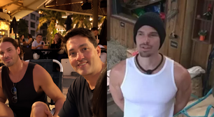 Após desistir de 'A Fazenda 18', Jonatas Faro posa com namorado em foto rara; romance já dura cerca de 2 anos