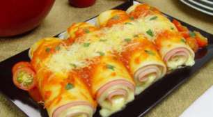 Canelone tradicional: receita fácil e saborosa pronta em 40 minutos