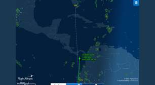 Saiba como acompanhar em tempo real o trajeto do avião com Flávio Bolsonaro e família aos EUA