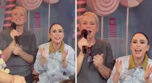 Tata Werneck se surpreende após Xuxa aparecer na festa de sua filha: 'Não esperava'