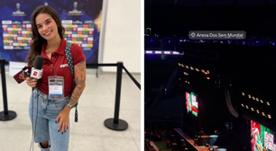Repórter da ESPN é criticada após foto no Nubank Parque afirmando que Palmeiras 'não tem Mundial'