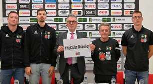 Perugia lança campanha contra novo calendário do vôlei