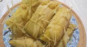 Pamonha vegana cremosa e sem lactose