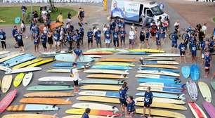 Surfe para pessoas com deficiência ajuda Santos a conquistar prêmio internacional de inclusão