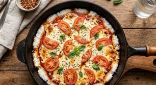 Pizza de tapioca na frigideira: jantar prático, saudável e gostoso