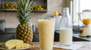A vitamina talhou: isso significa que o abacaxi com leite faz mal?