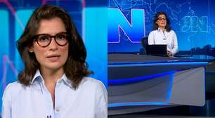 Roupa simples de Renata Vasconcellos na vinheta da Globo repercute: 'Basicona'