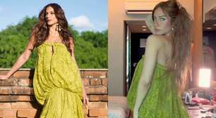 Giovanna Ewbank e Mari Gonzalez usam o mesmo vestido em casamento de Juliette: 'Horrível'
