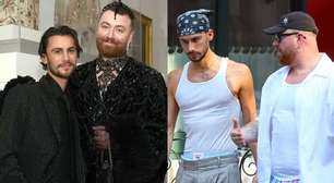 Sam Smith é flagrado com o noivo, mas detalhe em foto vira alvo de ódio na web: "Quem é a namorada?"