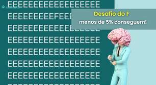 Desafio do "F": apenas poucas pessoas conseguem achar a letra! Veja se você consegue