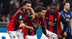 Milan vence a Internazionale e incendeia o Italiano; Lazio agradece