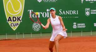 Catarinense Lara Hass encara favorita bósnia na final da categoria mundial da ADK Juniors Cup - 17ª Copa Santa Catarina de Tênis - em Itajaí (SC)
