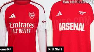 Fotos da nova camisa do Arsenal vazam; veja detalhes