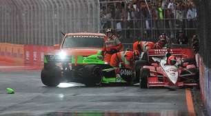 Indy: Chuva e acidentes interrompem etapa do GP de SP