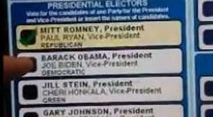 Eleitor denuncia urna que direcionava votos para Romney
