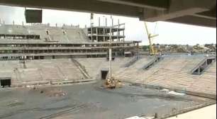 Veja imagens exclusivas da arquibancada da Arena Corinthians