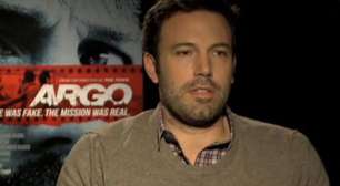 "Tenho muita sorte" diz Ben Affleck sobre 'Argo'
